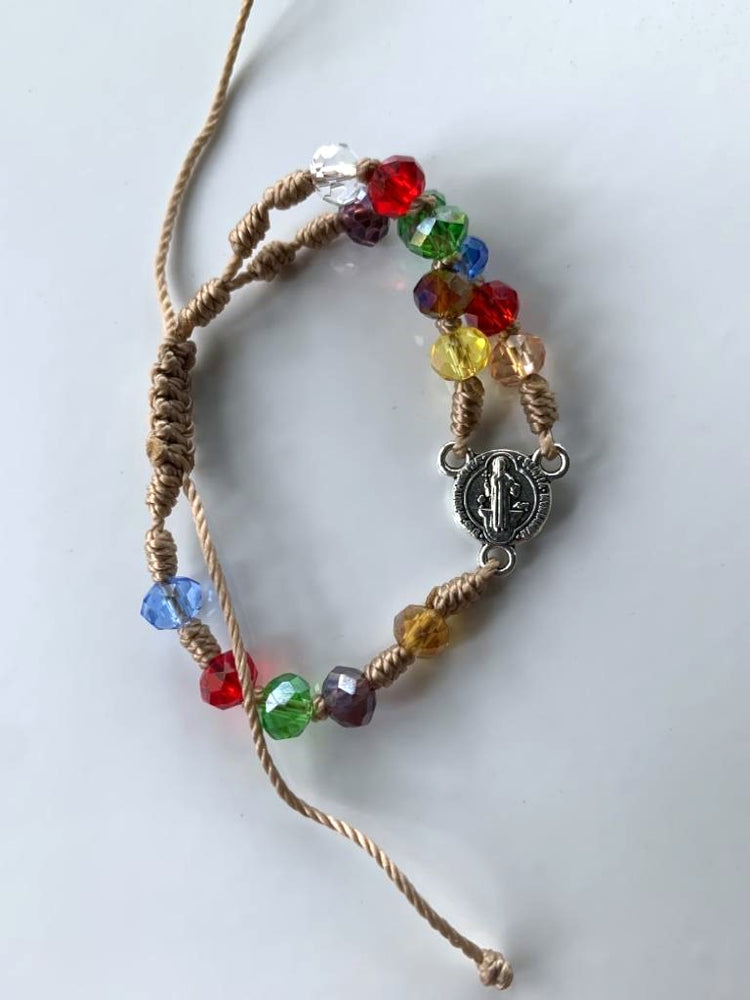 Collection of Adjustable Rosary Necklaces and Bracelets