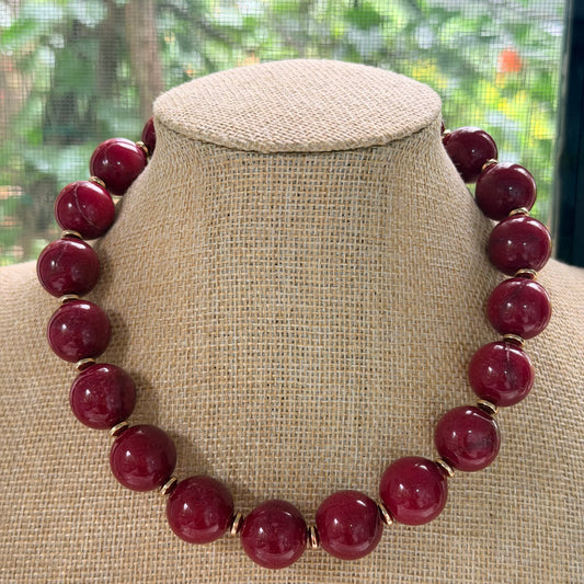 Collar de piedras naturales