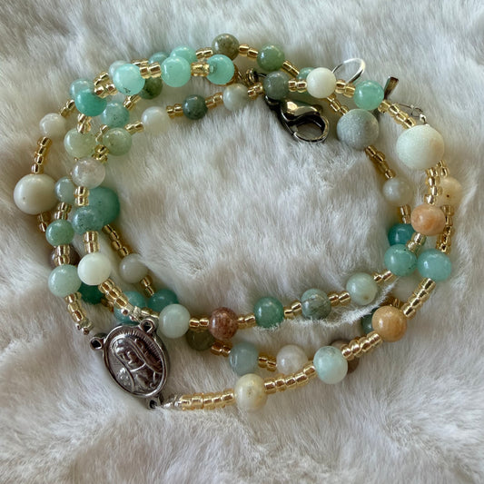 Rosario Pulsera - Tierra Abundancia Mini