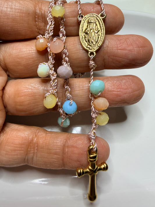 Rosario - Cielo soplo De Dios collar corto