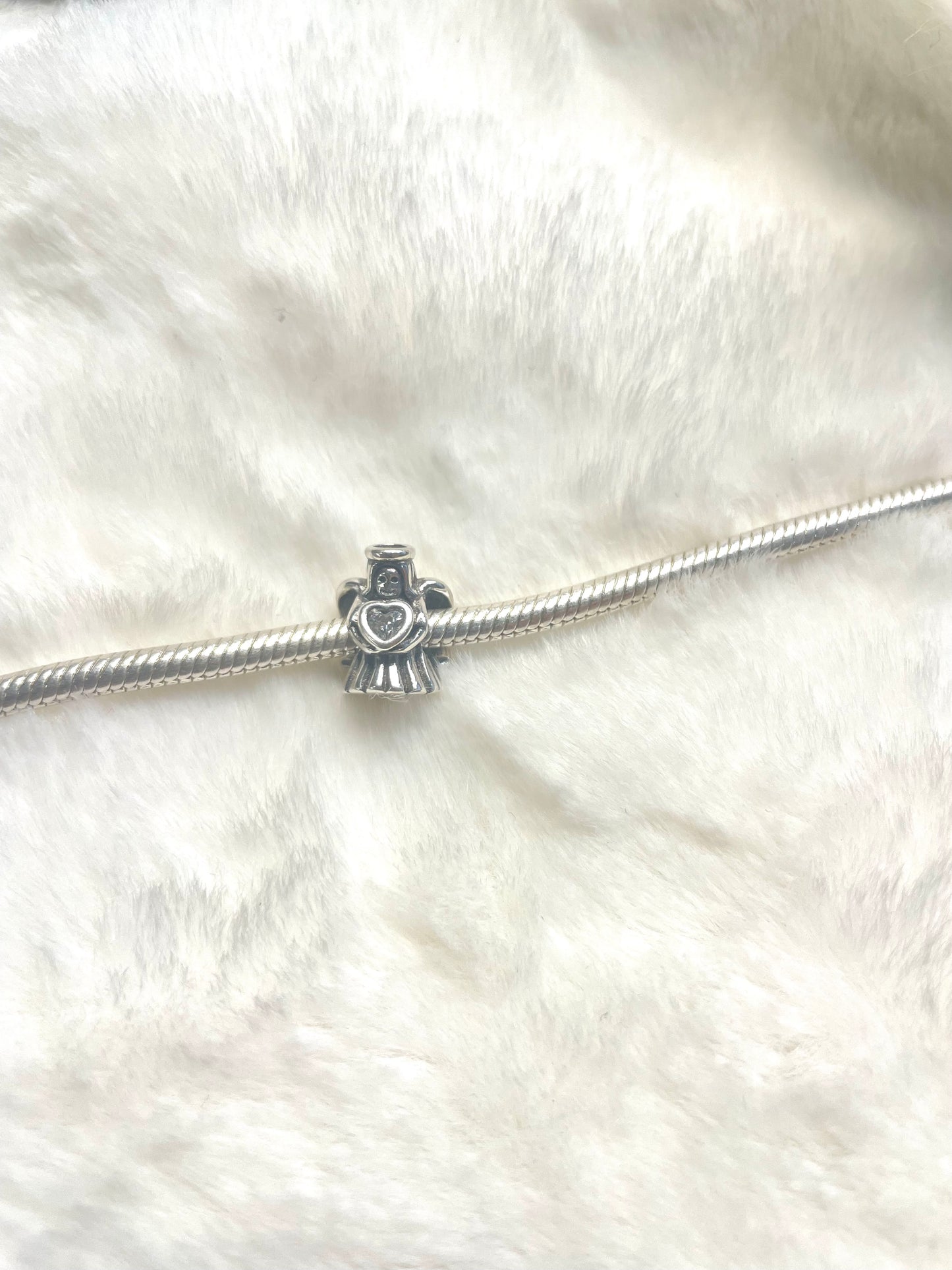 Charm -Angel diamante