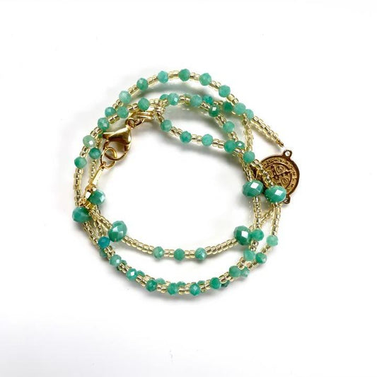 Rosario-Small stones aqua