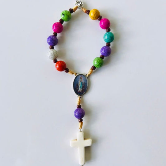 Denario - con cuentas de colores