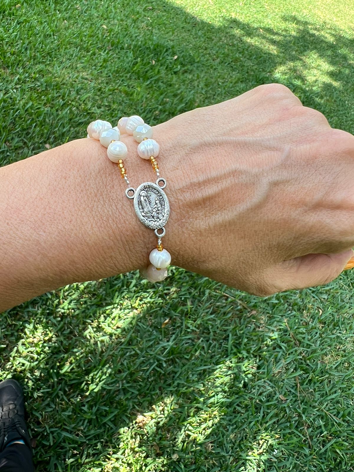 Pulsera - Perla chispitas del cielo