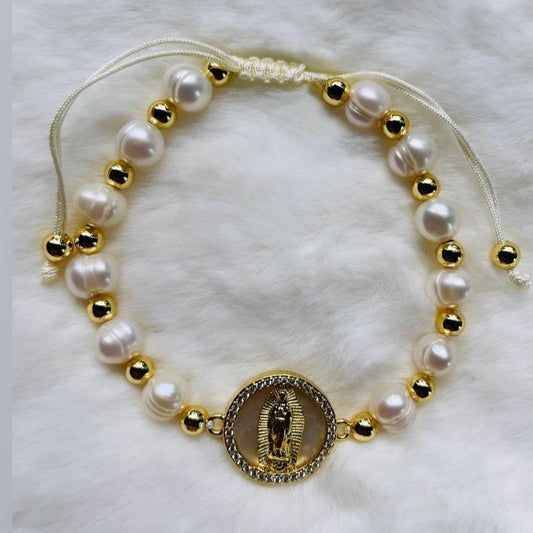 Religious Jewelry - Bracelet with the Virgin of Guadalupe