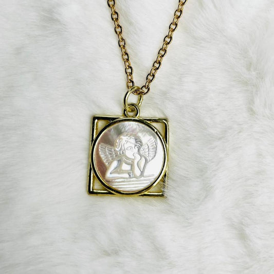 Religious Jewelry - Square Angel Charm