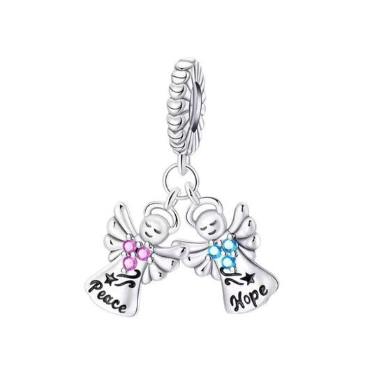 Charm- Angeles peace/hope-disponibles desde el 12 de diciembre