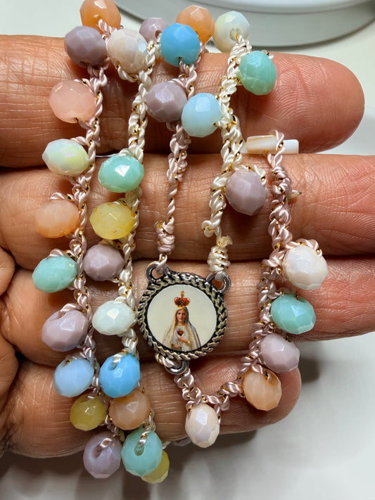 Rosario - Cielo soplo De Dios collar Largo