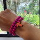 Pulseras Rosarios /madera colores 8mm
