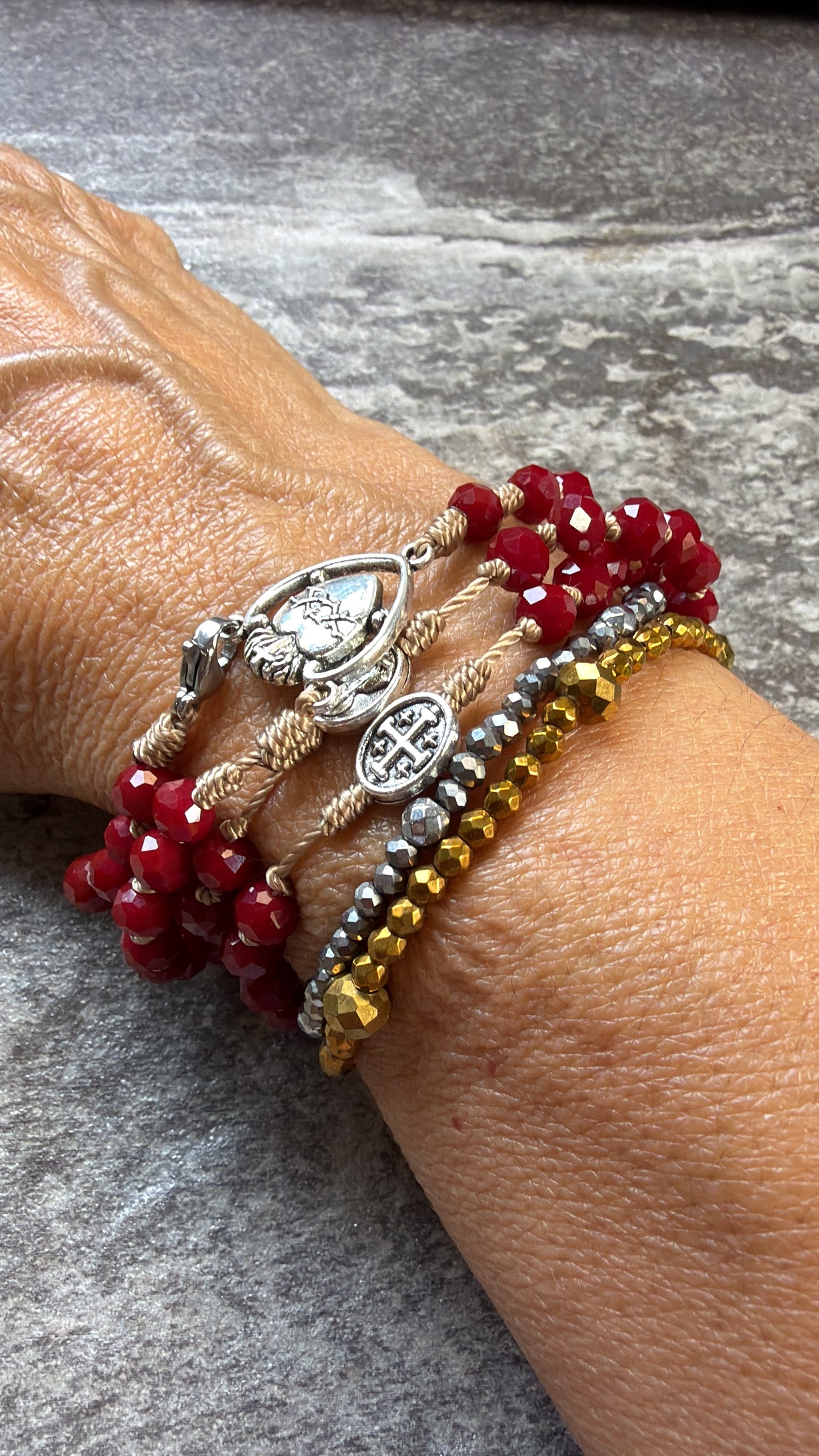 Rosario Pulsera - Tierra Dulce corazón de Jesus 2