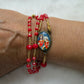 Rosary - Small red stones