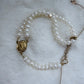 Minirosario- Rosario Pulsera ajustable Perla