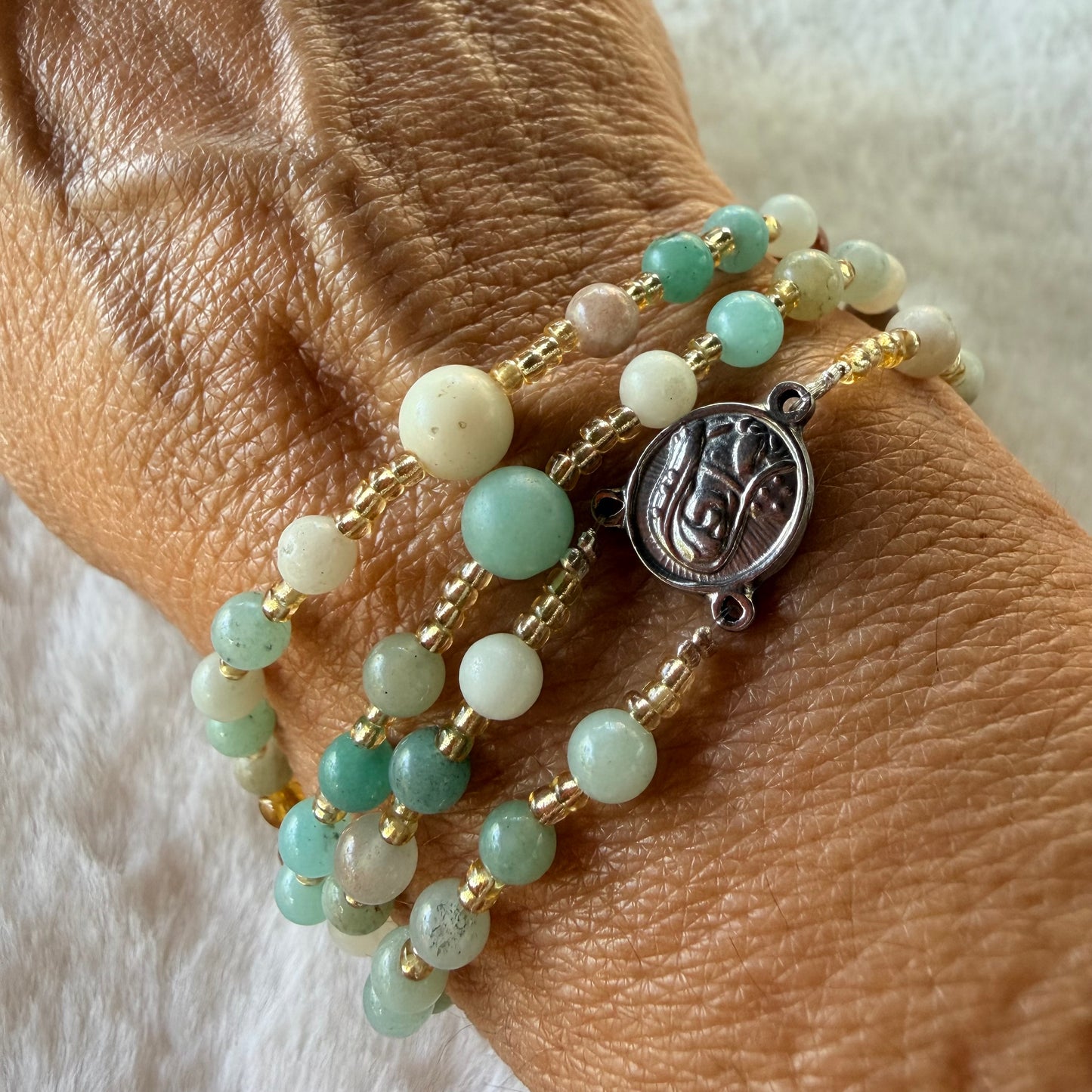 Rosario Pulsera - Tierra Abundancia Mini