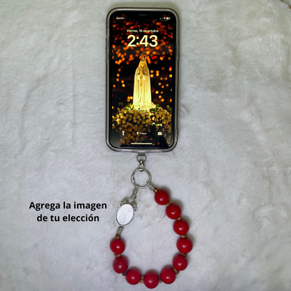 Denario - Portacelular Decenario de Madera con Encuentro