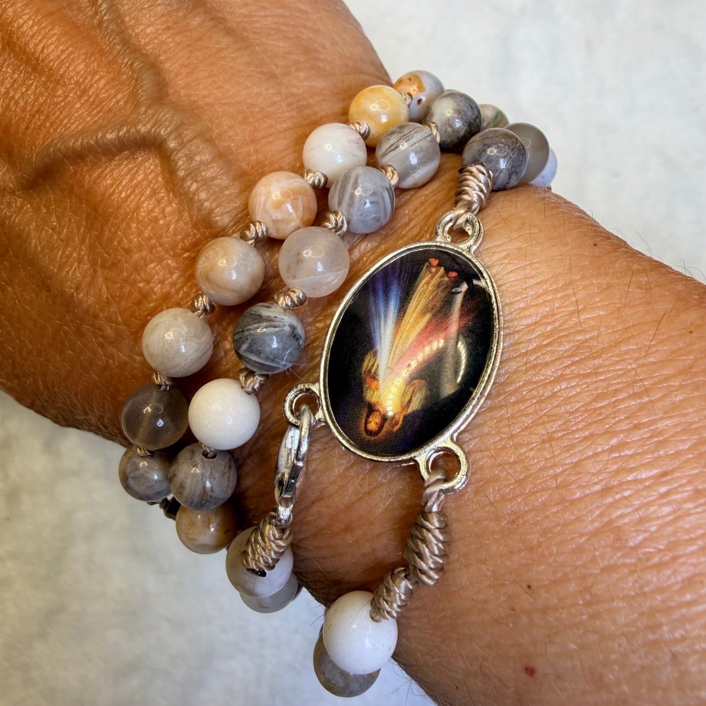 Rosario Pulsera - Tierra Roca Fuerte