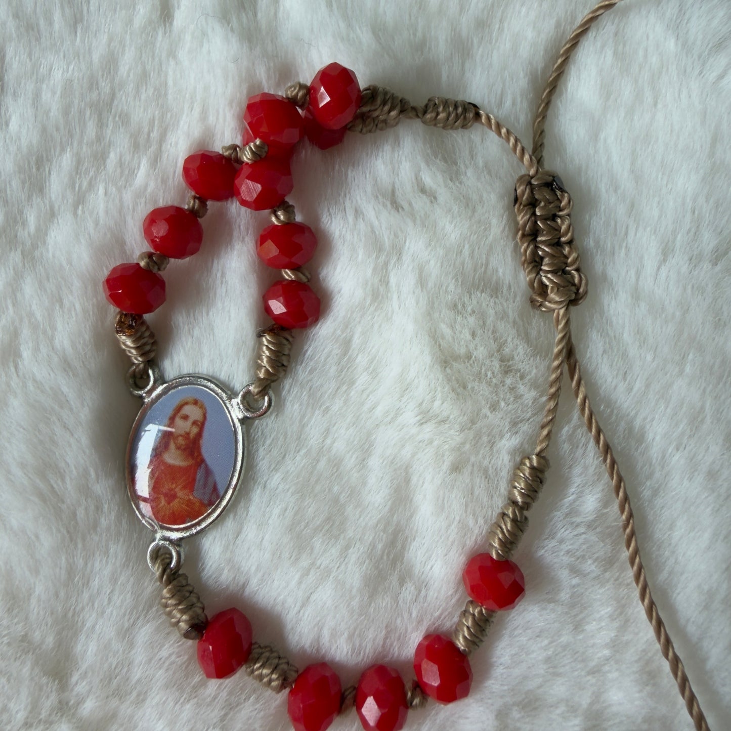 Rosario Pulsera - Tierra Sagrado Corazon de Jesus