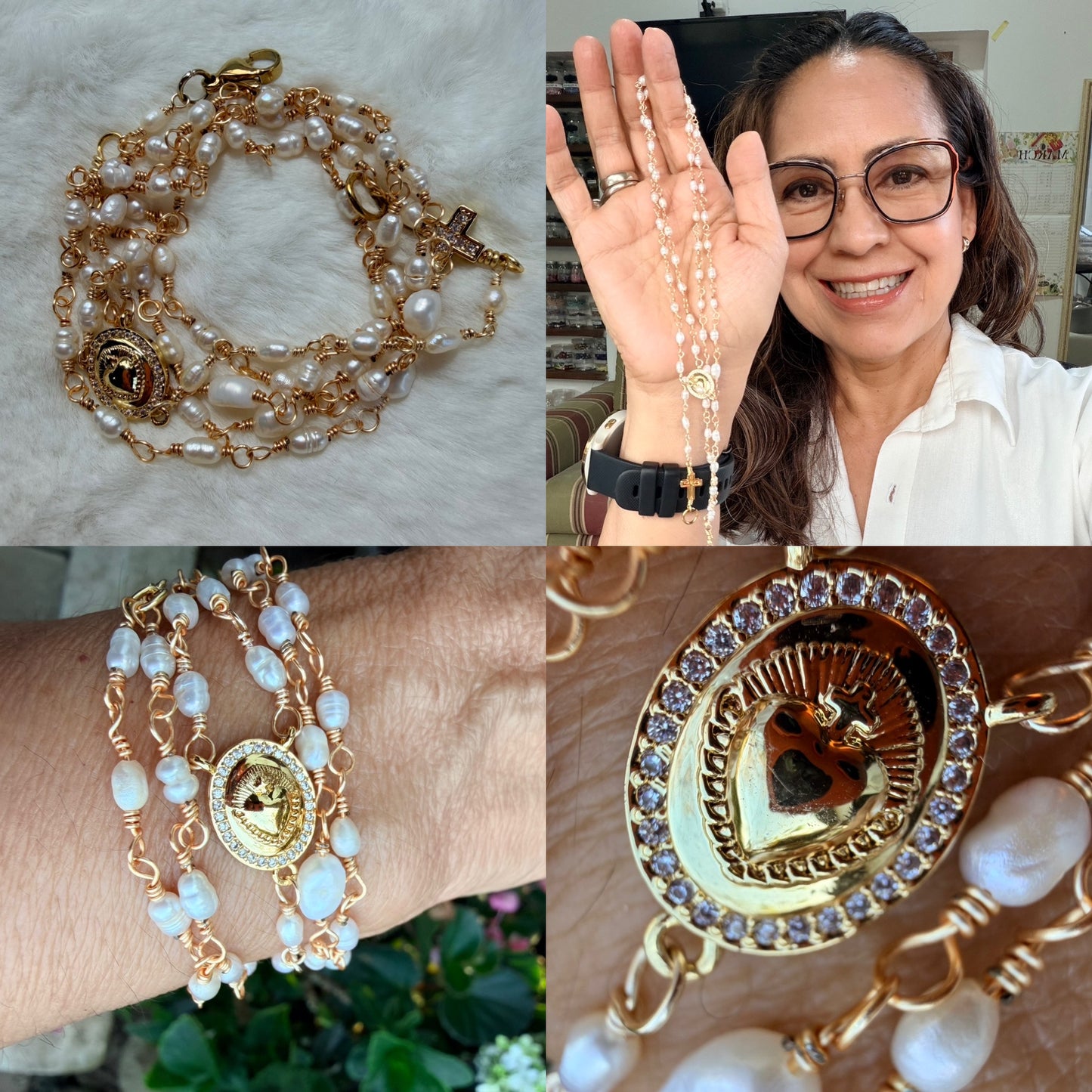 Rosario - Perla Luz de Maria II Alambrismo