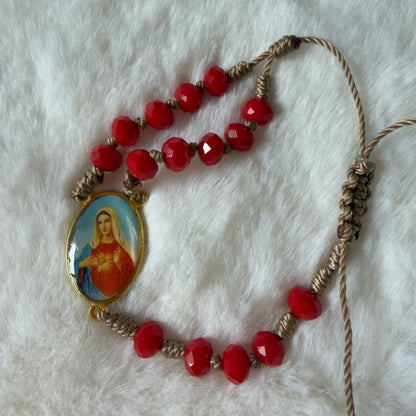 Rosario Pulsera - Tierra Sagrado Corazon de Jesus