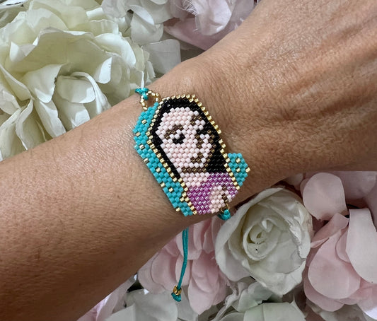 Miyuki - Pulsera virgencita de Guadalupe