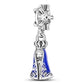 Charm- Virgen manto azul