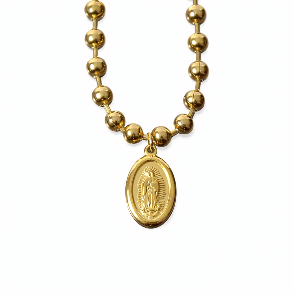 Acero-Collar Dorado V.Guadalupe