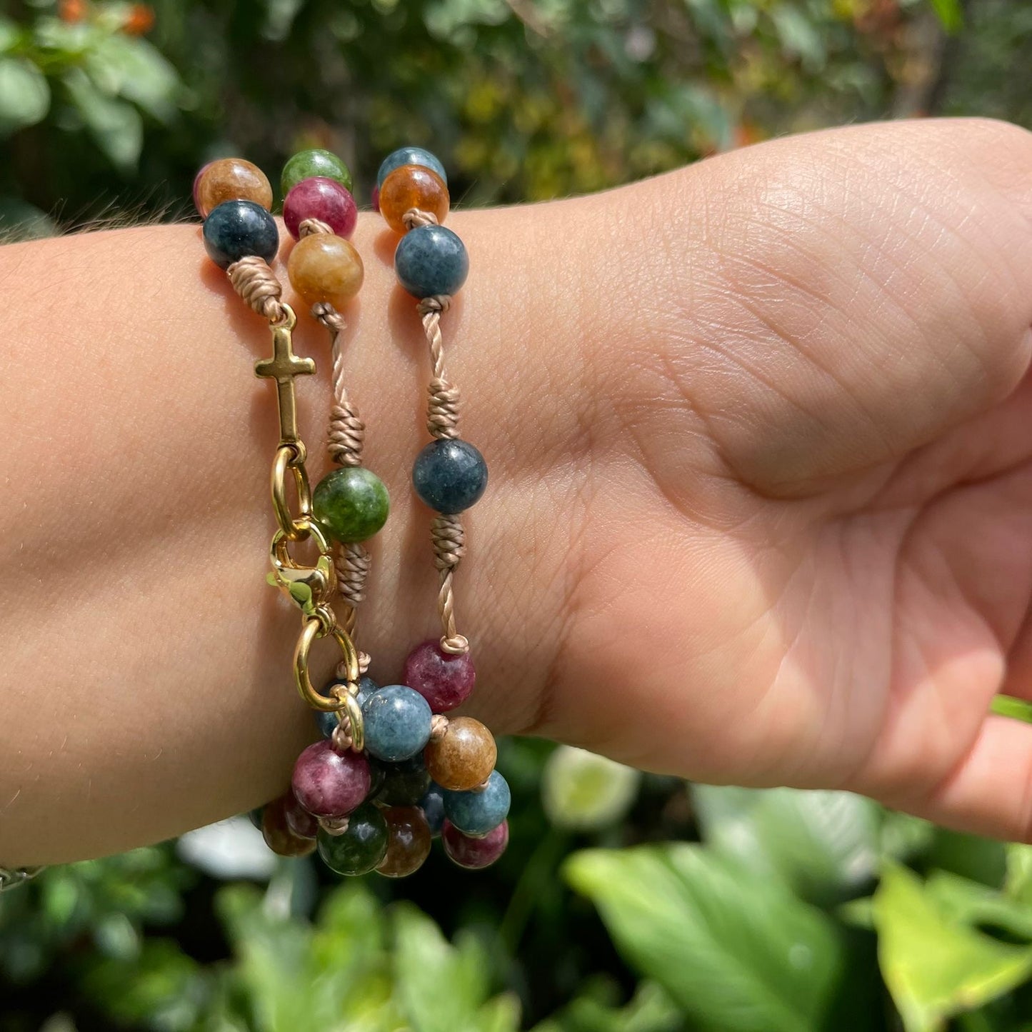 Rosario Pulsera - Tierra Virgen Desatadora de Nudos (Preventa)
