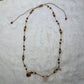 Collar de cristales y piedras tornasol