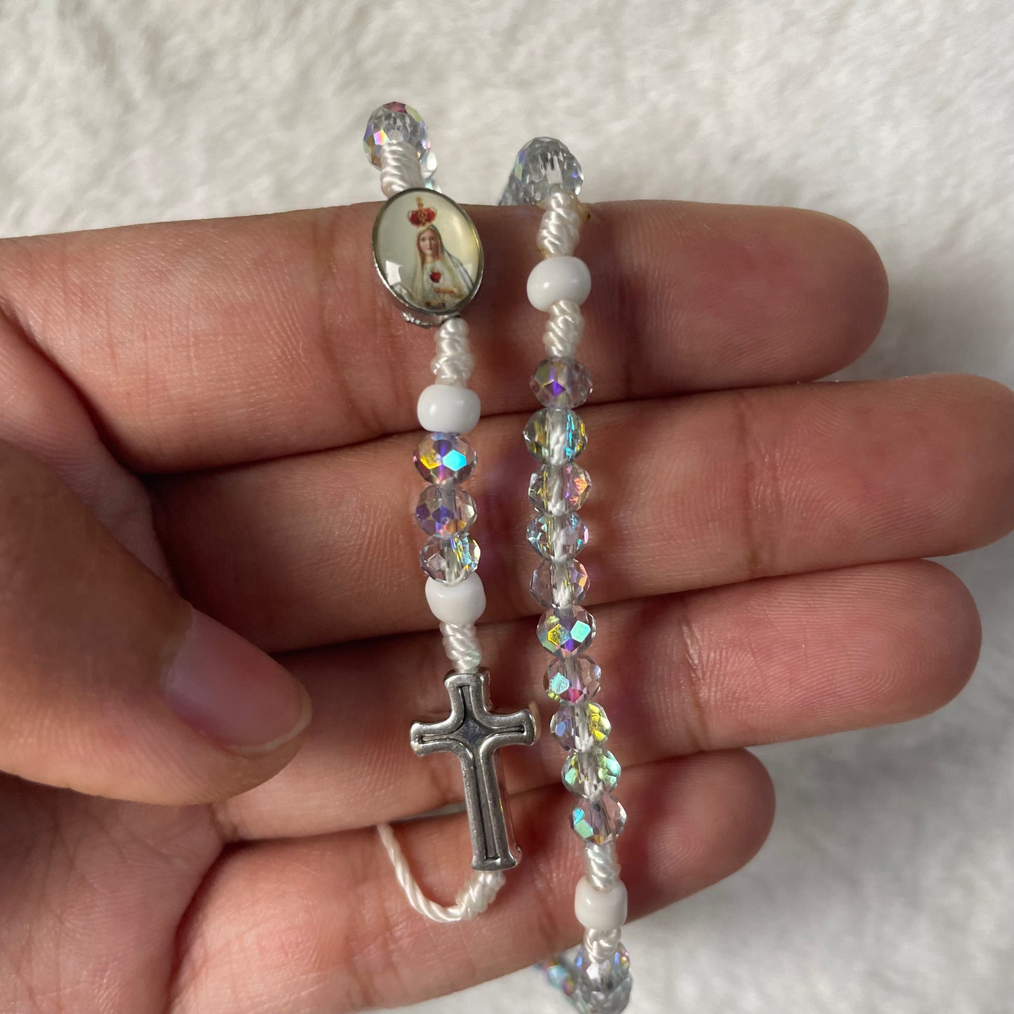 Pulsera de cristales mini ajustable