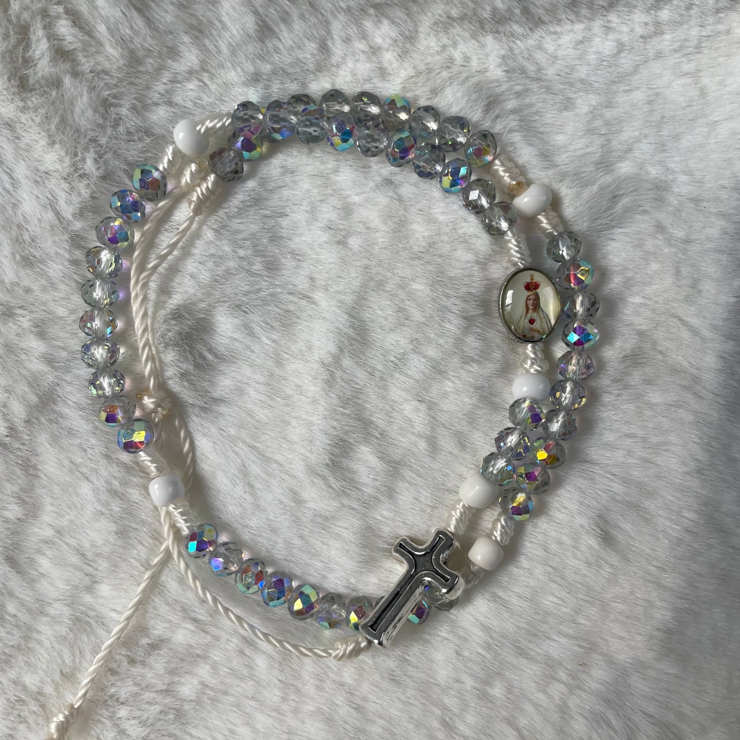 Pulsera de cristales mini ajustable