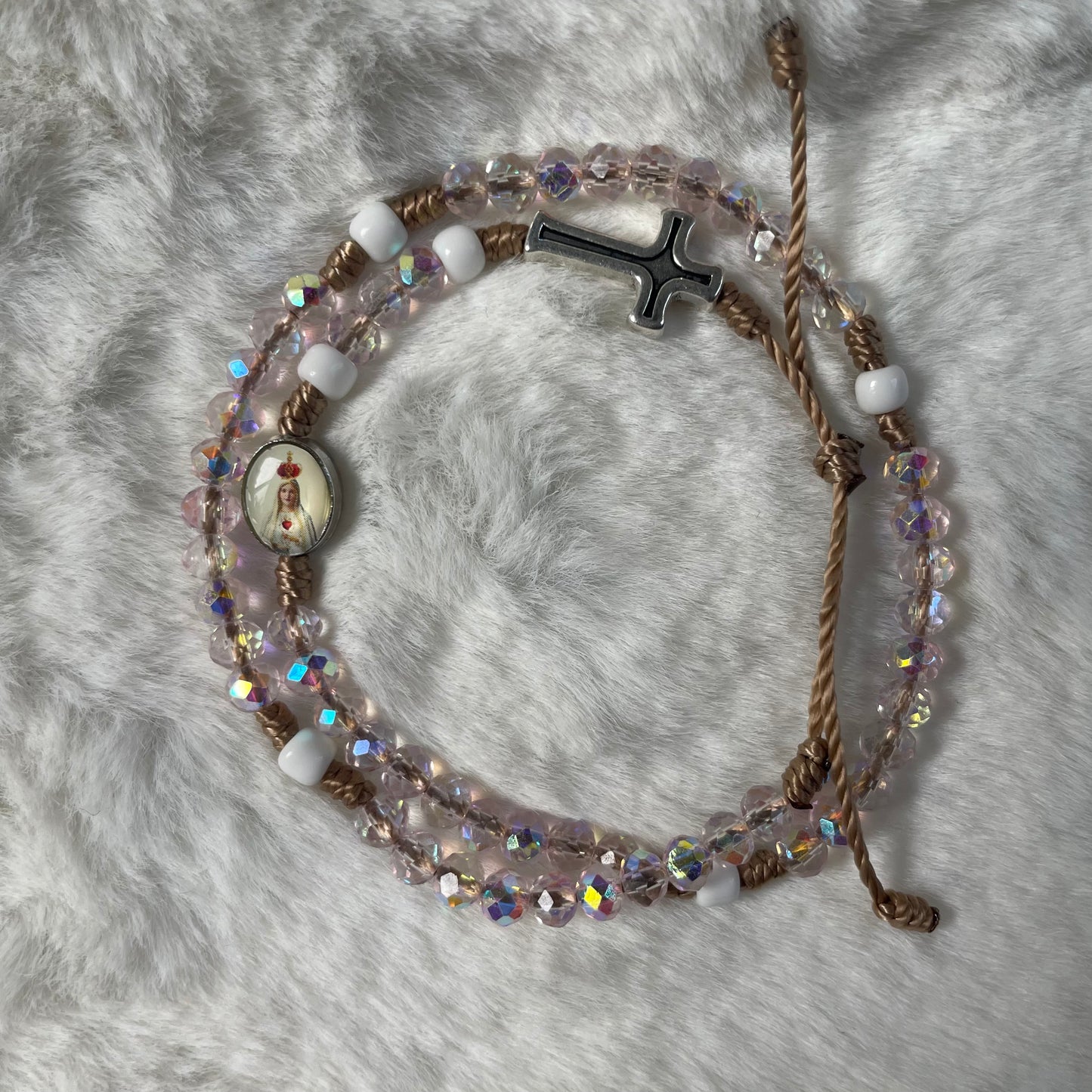 Pulsera de cristales mini ajustable