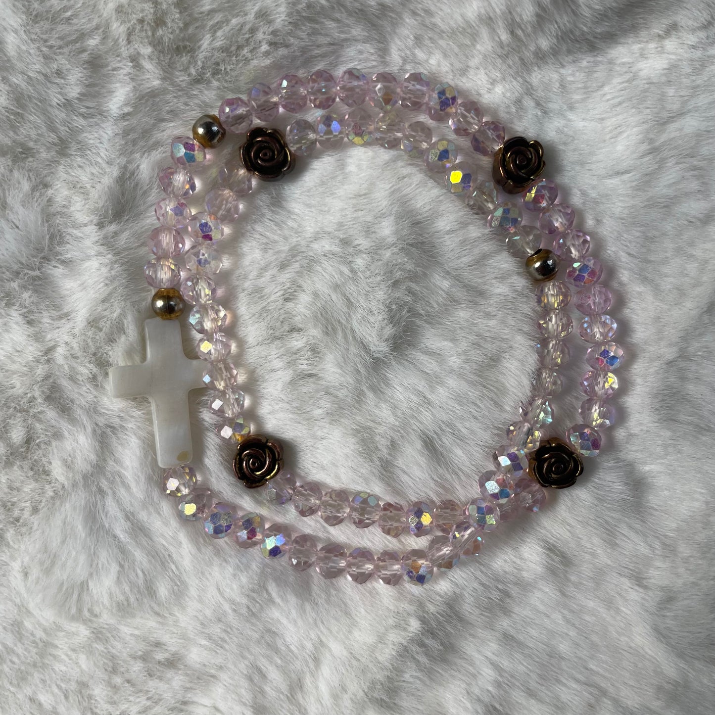 Minirosario- Rosario Pulsera Elastica