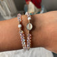 Pulsera de cristales mini ajustable