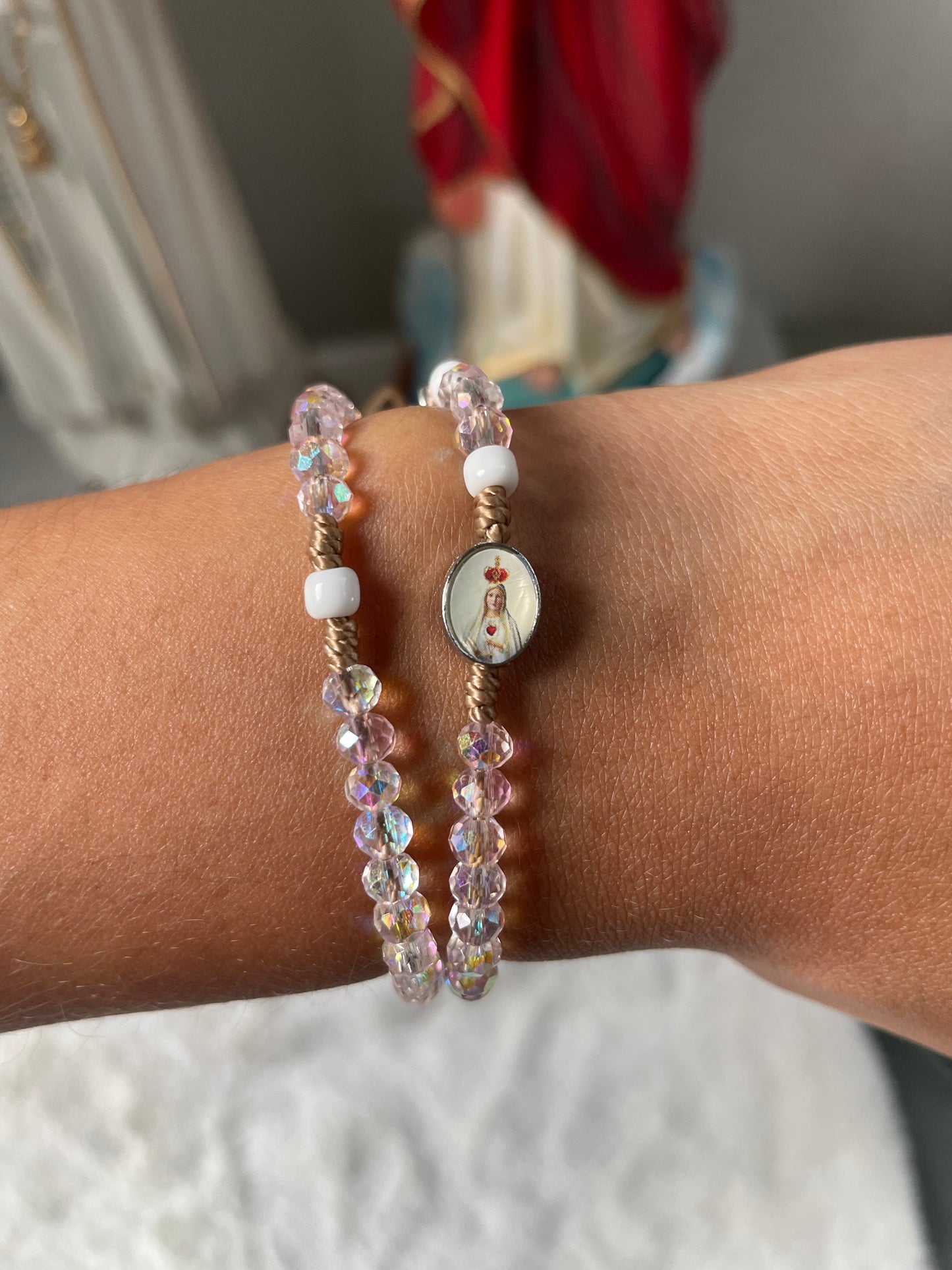 Pulsera de cristales mini ajustable