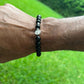 Pulsera - para hombre / San Benito/onix negro