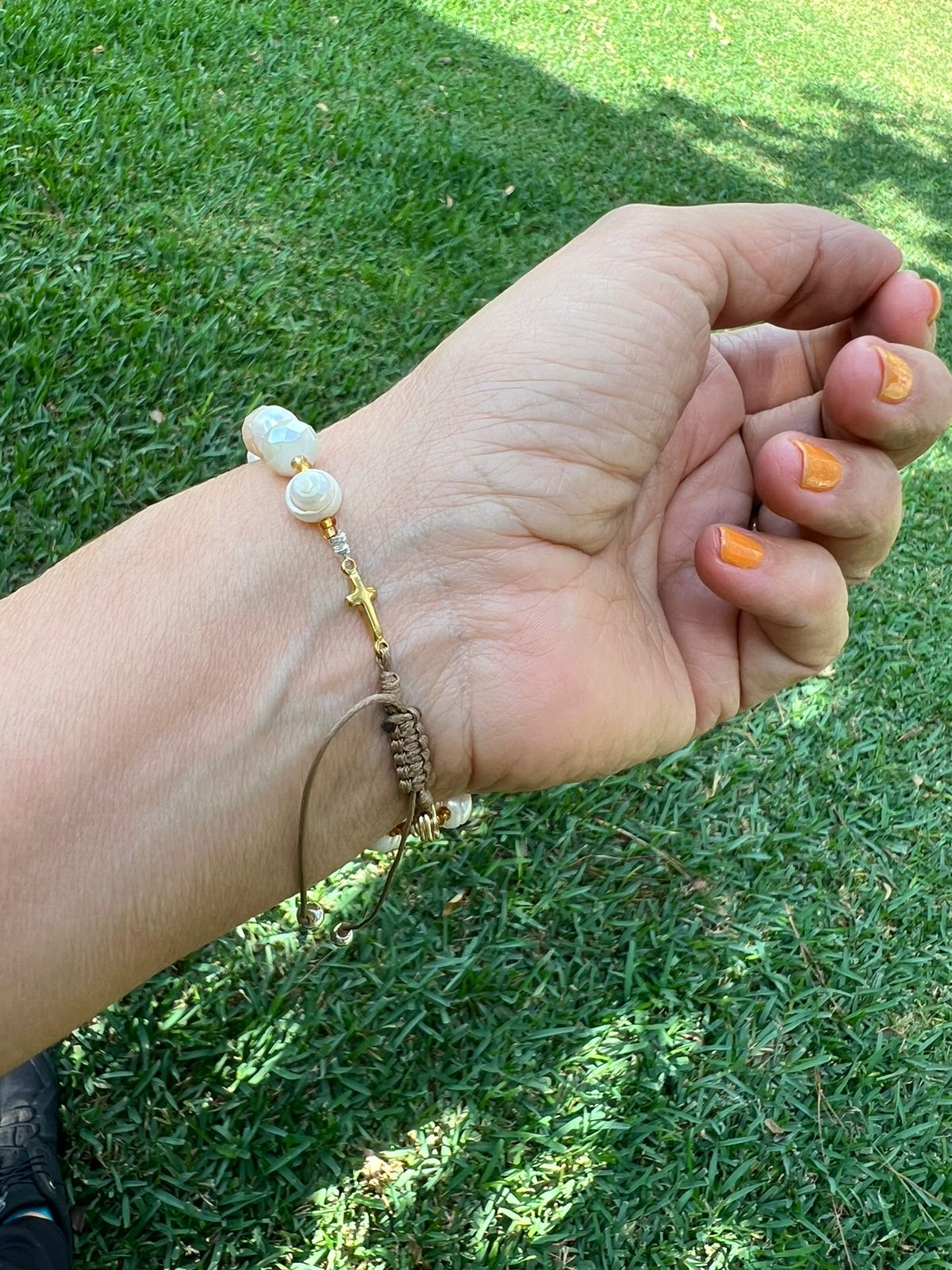 Pulsera - Perla chispitas del cielo