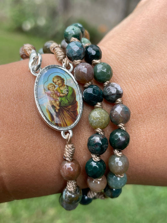 Rosario Pulsera  - Tierra San JoséII          .