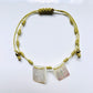 Pulseras ajustables - Pulsera San Benito medalla concha nacar