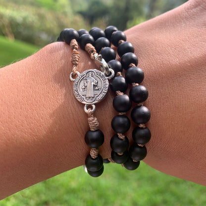 Rosario Rosario Pulsera - Tierra Retorno onix de 6mm