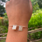 Scapular Collection - Scapular Bracelet with mother-of-pearl shell
