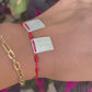 Pulseras ajustables - Pulsera San Benito medalla concha nacar