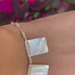 Pulseras ajustables - Pulsera San Benito medalla concha nacar