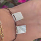 Pulseras ajustables - Pulsera San Benito medalla concha nacar